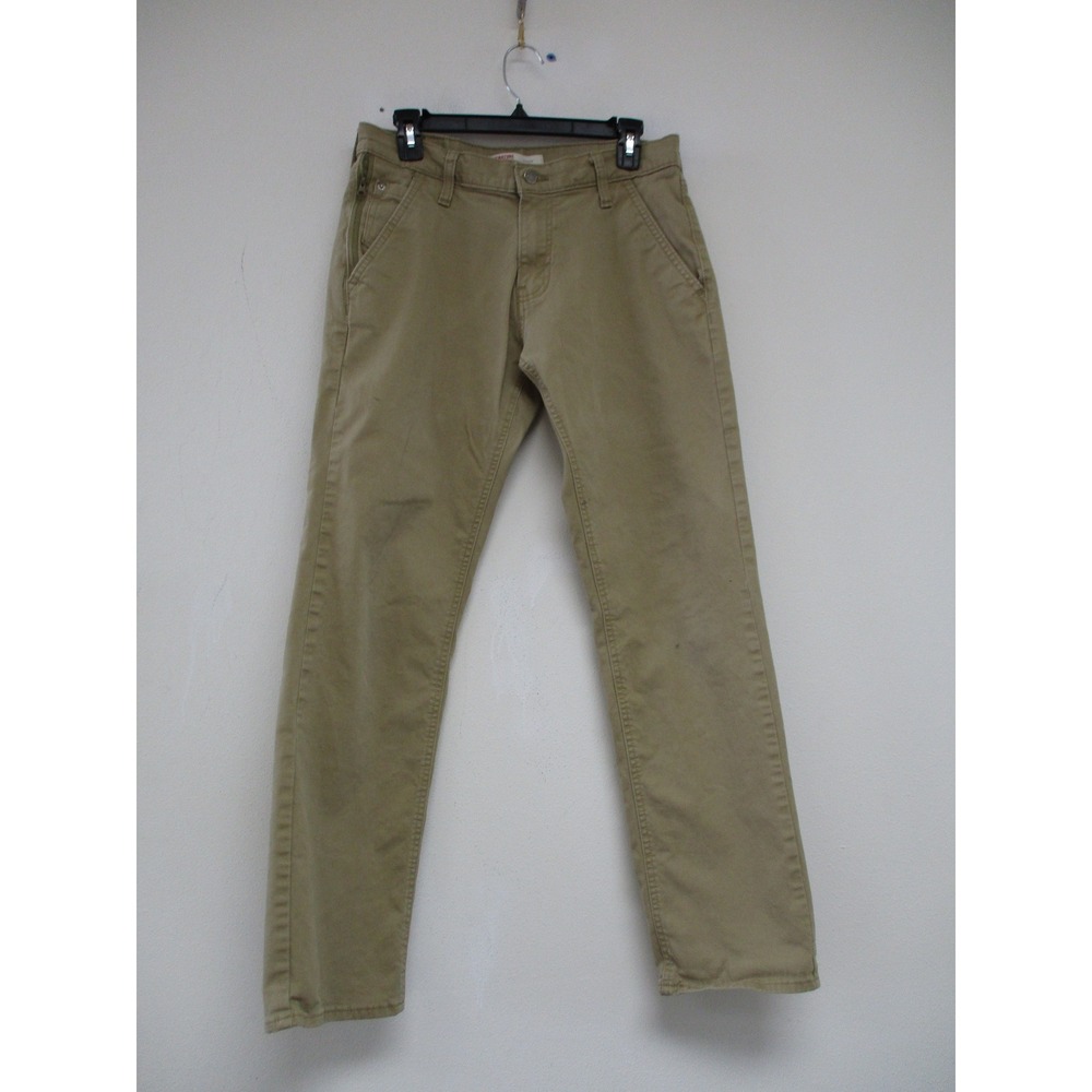 Signature by Levi Strauss Pants Mens 28x29 Khaki Utility Straight Leg Chinos